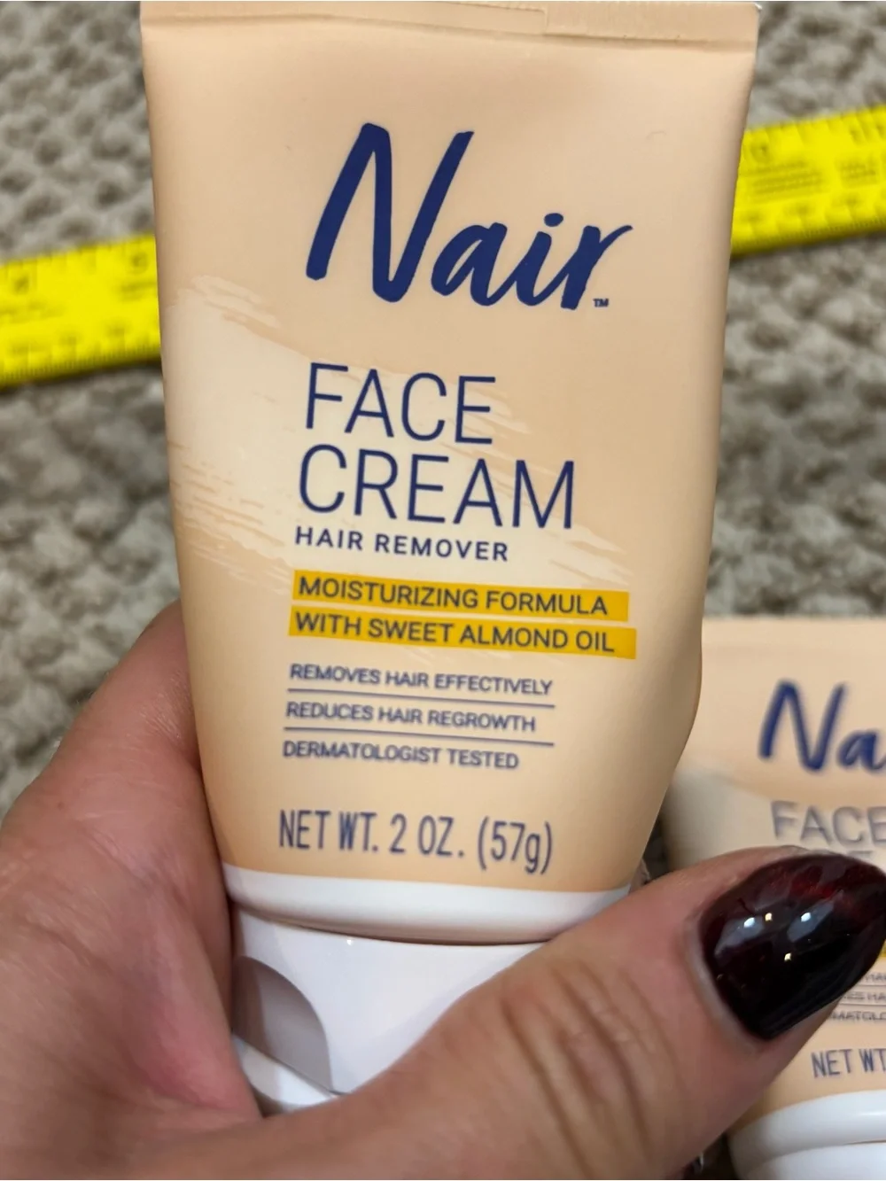 Lot‎ of Two Nair Hair Removing Face Creams New Unused